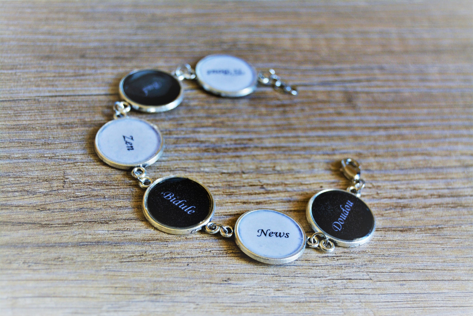 Personalized Bracelet Text Bracelet Name Bracelet Silver Etsy Norway