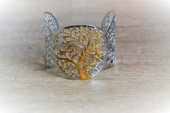 Nuoli Bracciale Albero Della Vita - Argento, Regolabile, Fatto A Mano In Germania, Nickel-Free