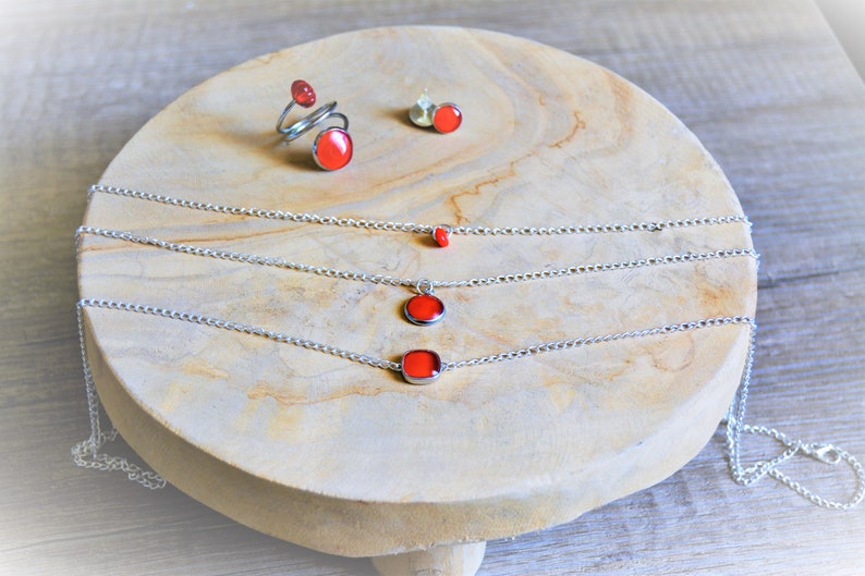 Red ring Red silver ring Red double ring Red onyx ring Red pearl ring