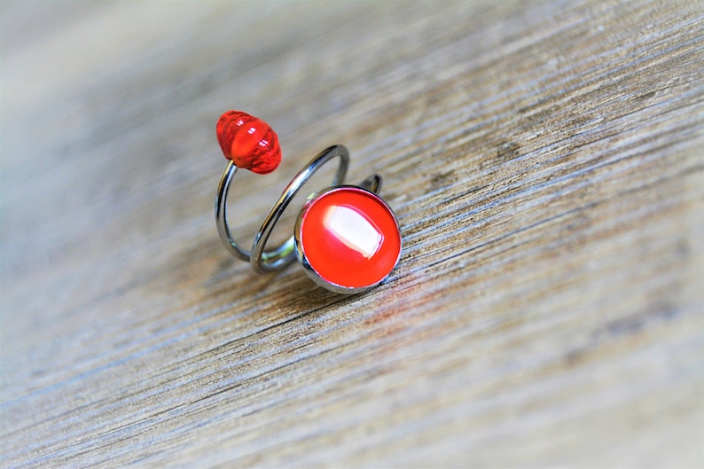Red ring Red silver ring Red double ring Red onyx ring Red pearl ring