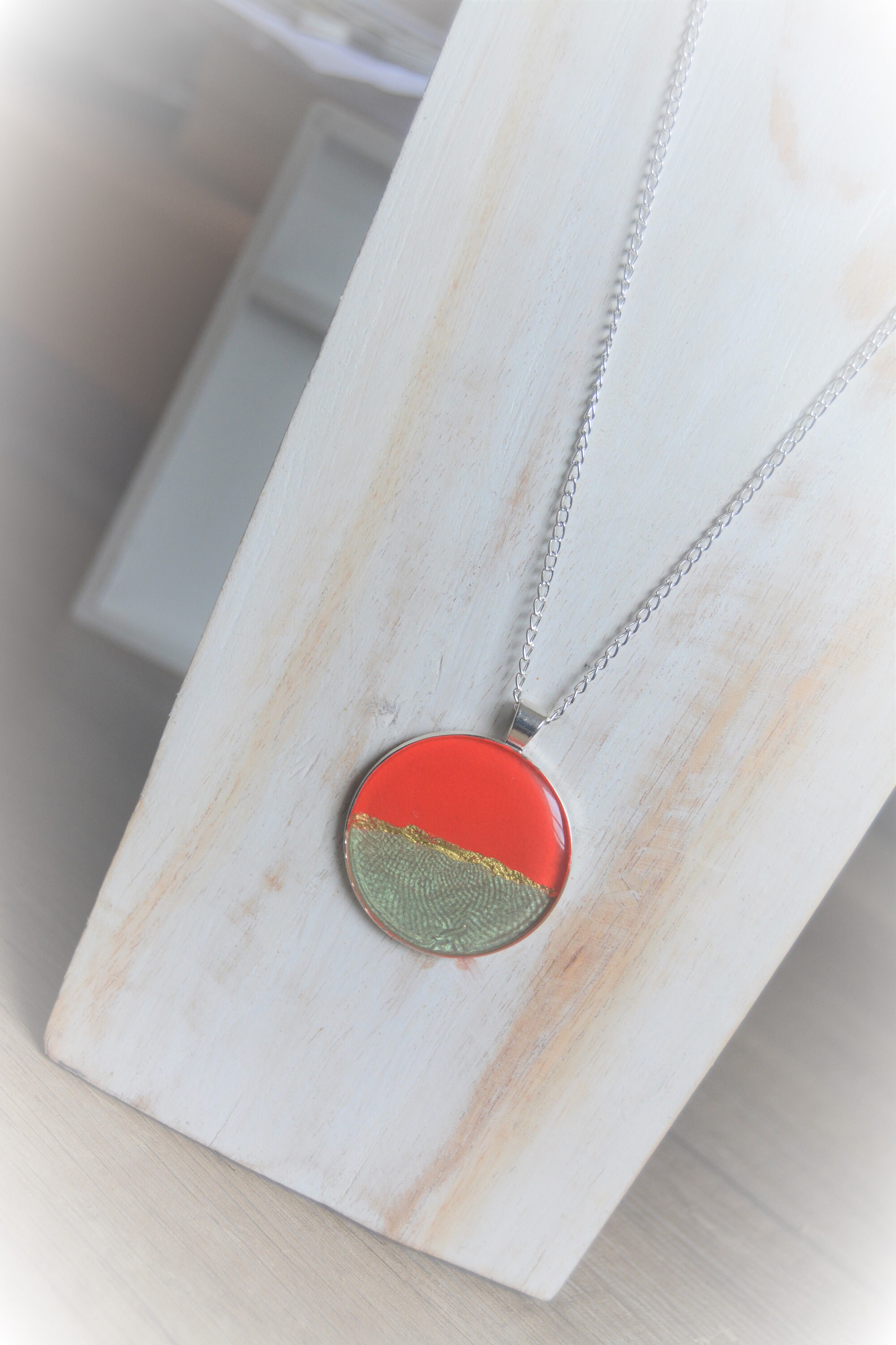 Ketting hanger hanger roze rood groen Ketting lange hanger Etsy