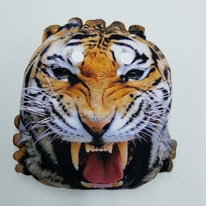 Custom Cloth Baby Diaper Bengal Tiger Newborn to Adult Incontinences USA Made Bamboo Hemp Velour Organic Super Soft