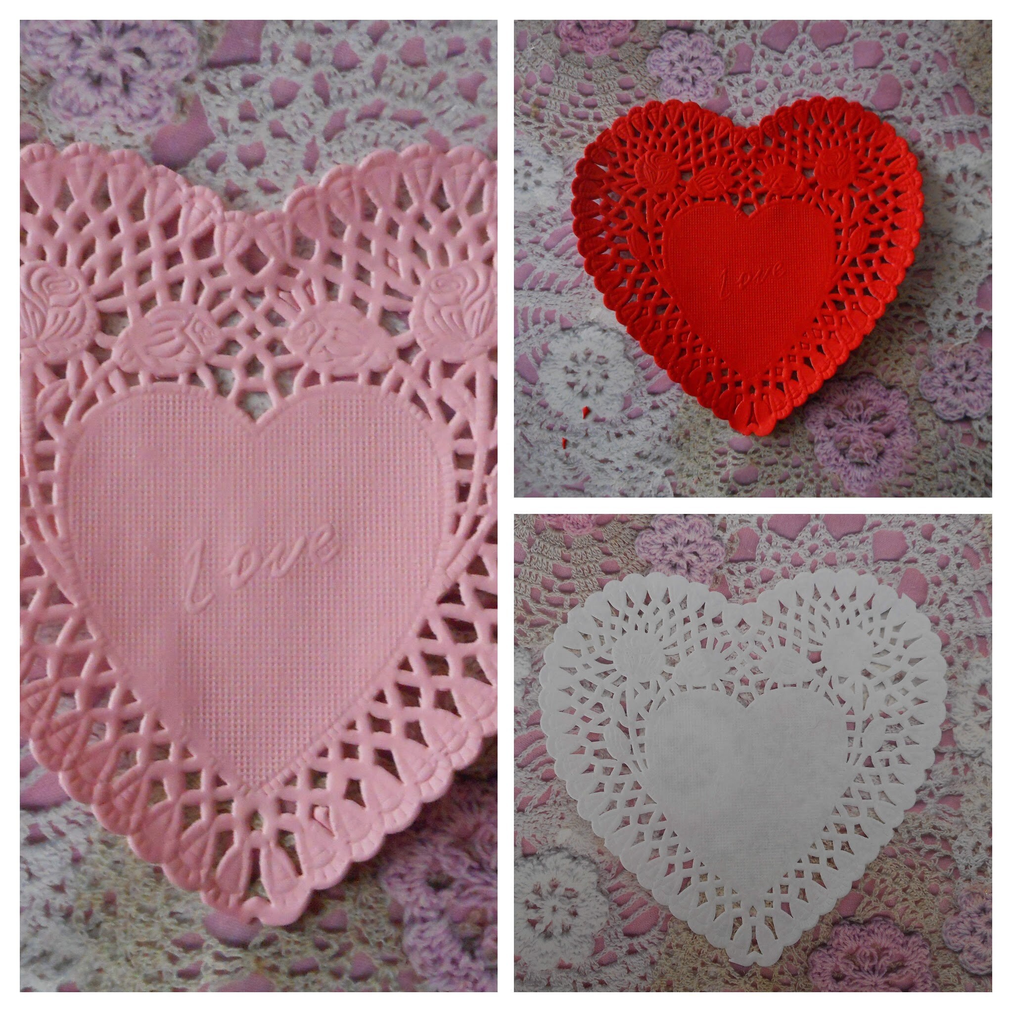 Napperons en Papier Coeurs, Par 30, Carterie, Napperons Blancs, Faire-Parts, Table de Noël, Pâtisser