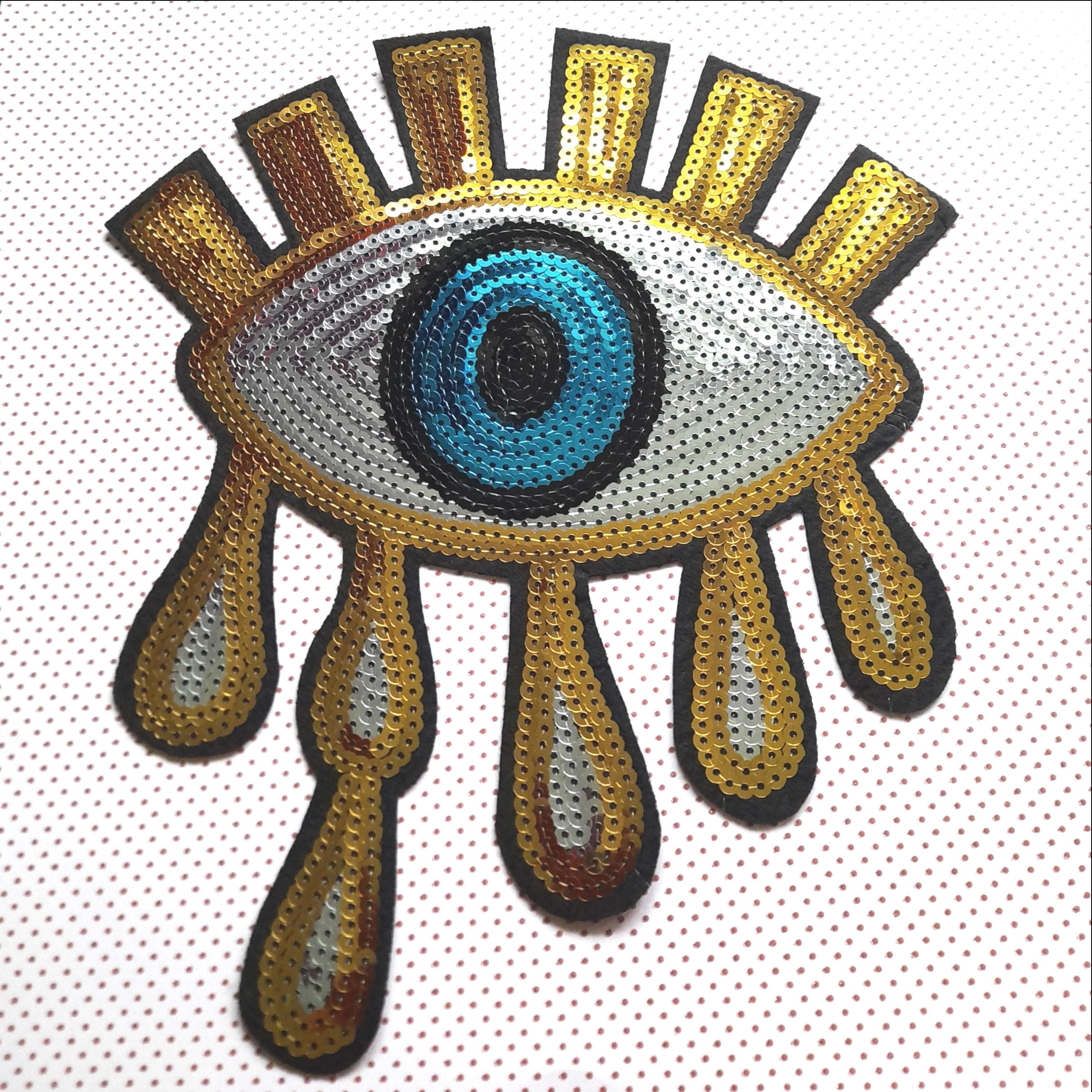 Applicazioni Ricamate, In Paillettes E Perline, In Macramè, Con - Foto 6