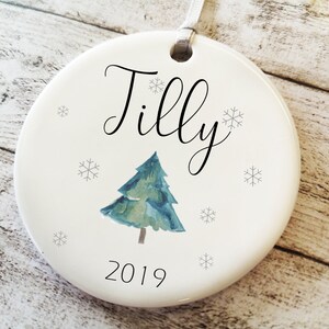 Personalised name bauble, Christmas Ornament with names , Holiday Decor, Christmas Gift Keepsake
