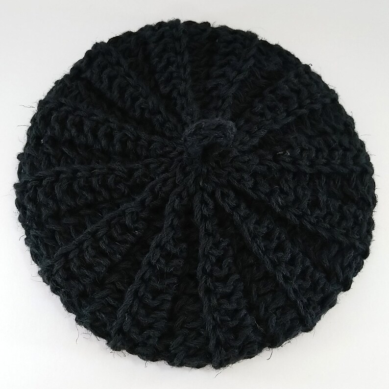 Tawashi in hemp and organic cotton 12 cm black image 2