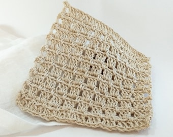 Hemp tawashi cloth 14 cm