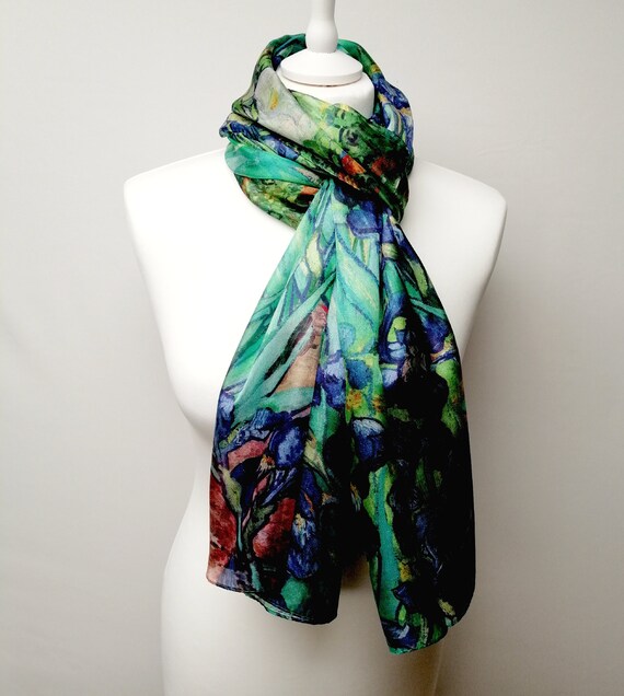 Pareo/Stola/Sciarpa Voile di seta naturale al 100% 180 x 110