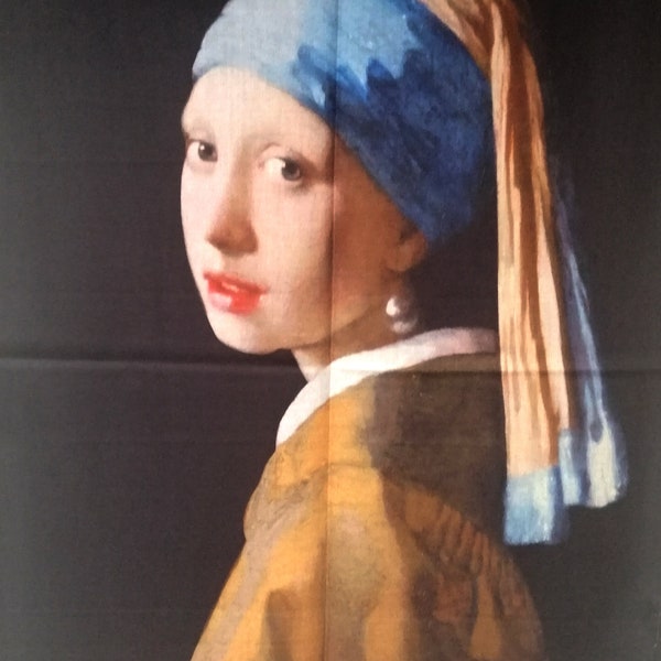 Étole Laine et viscose - VERMEER - Jeune fille à la perle