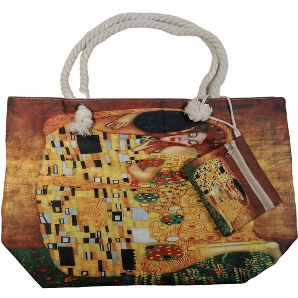 Sac cabas / Sac de plage - Klimt Le baiser