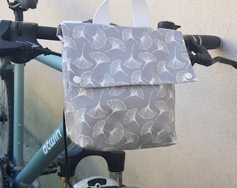 Sac vélo étanche trotinette doublé avec poche externe pour téléphone ou lunettes