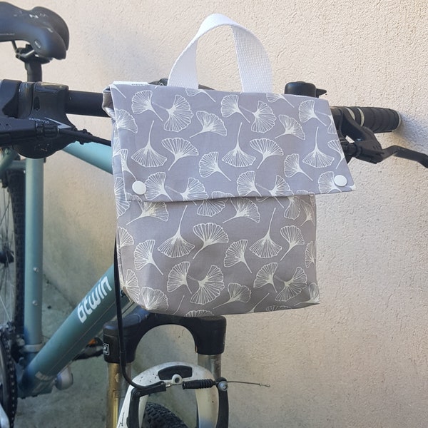 Sac vélo étanche trotinette doublé avec poche externe pour téléphone ou lunettes