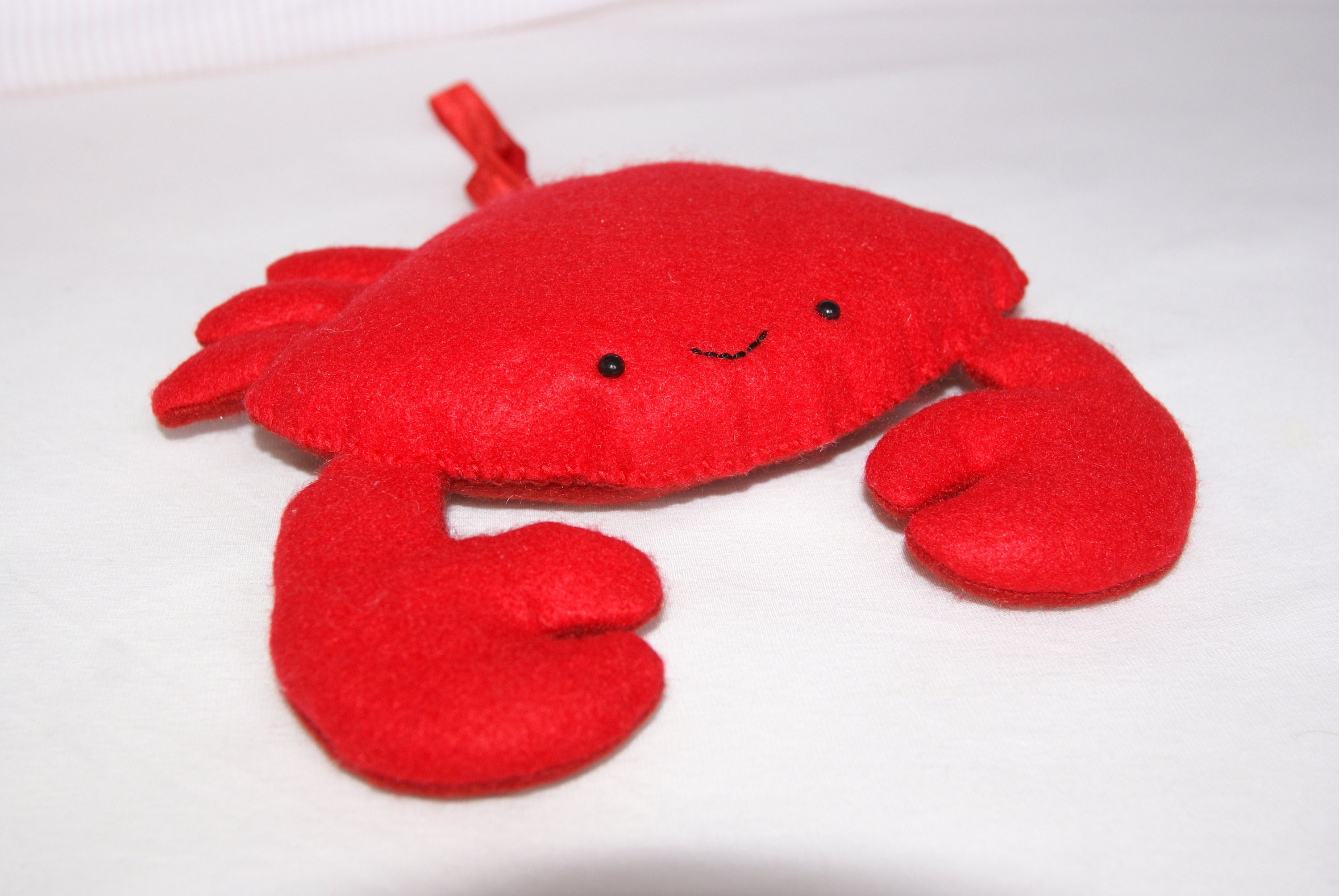 Universal - 2 pièces de vie réelle vie marine crabe rouge peluche crabe  doux et réaliste peluche animal marin jouet bébé enfant cadeau  d'anniversaire