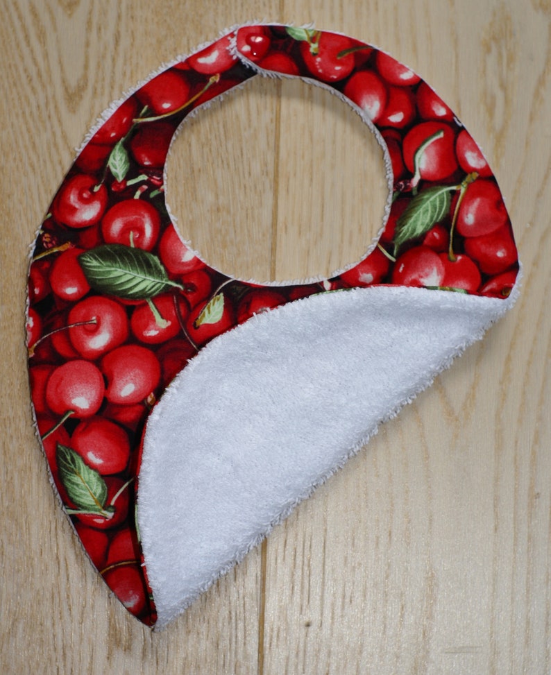 oval cherry bib