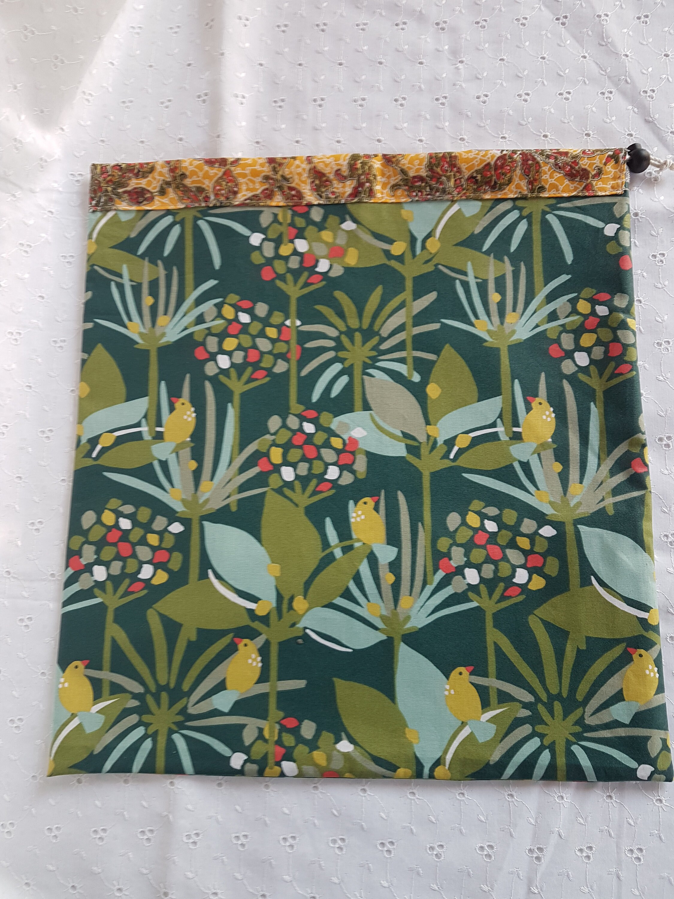 Sac à Salade Coton Enduit, Pour Le Transport