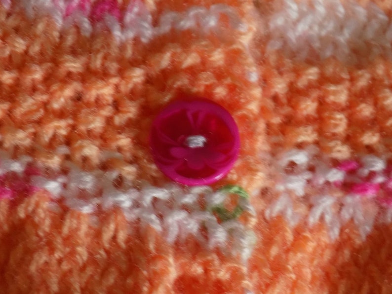 Baby dress handmade knitted,3 colors available birth size at 3 months.