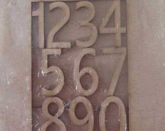 Very nice little wooden frame with the numbers 1 to 0 - customize - 14.5 cm x 18.5 cm