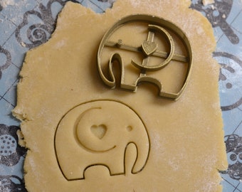 Elephant cookie cutter - Baby shower cookie cutter - Babyshower favors - Elephant fondant cutter