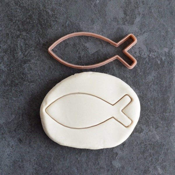 Ichtus Fish cookie cutter, fish bone cookie cutter, cookie cutter, fish cookie cutter