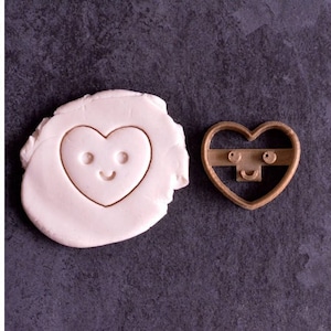 Heart Kawaii Cookie Cutter - Heart Kawaii Size S Cookie Cutter - Kawaii Heart - Valentine's Day - Matrimonio - Kawaii Heart cookie cutter