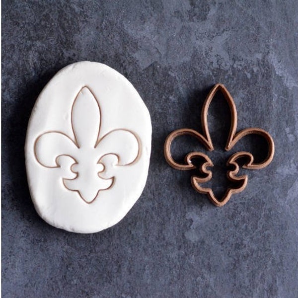 Emporte-pièce Fleur de Lys. Emporte-pièce Fleur. Emporte-pièce pour Pâtisserie créative et cake design