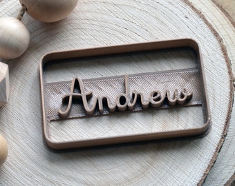 Custom Plaque Cookie cutter