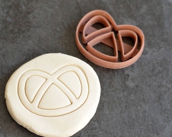 Pretzel cookie Cutter - Bretzel cookie cutter - Snack cookie cutter - Pretzel shape cookie cutter - Pretzel - Bretzel