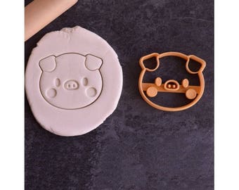 Pig Cookie cutter - The Tree Little Pigs cookie cutter - Tale cookie cutter