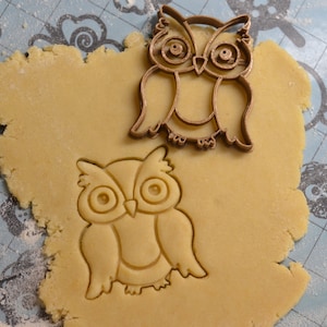 Owl cookie cutter - Cute Owl Cookie cutter - Bird cookie cutter - cookie cutter - Cake design - Sugar paste cutter - Fondant Cutter