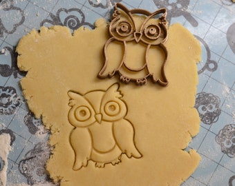 Owl cookie cutter - Cute Owl Cookie cutter - Bird cookie cutter - cookie cutter - Cake design - Sugar paste cutter - Fondant Cutter