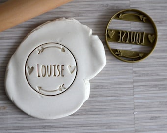 Custom Boho cookie cutter - Tribal cookie cutter with name - Personalized cookie cutter -