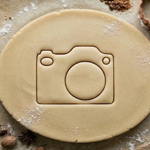 Camera cookie cutter. Photographer cookie cutter mold. Gift for photographers.