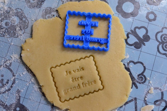 Big Brother Or Sister To Be Cookie Cutter French Cookie Etsy