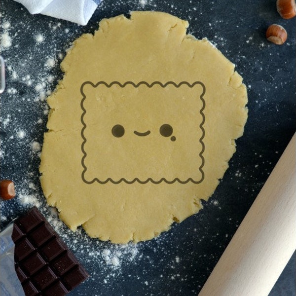 Emporte-pièce Petit Beurre Kawaii, emporte-pièce petit beurre, emporte-pièce Kawaii, cadeau kawaii,  biscuit kawaii, kawaii cookie cutter