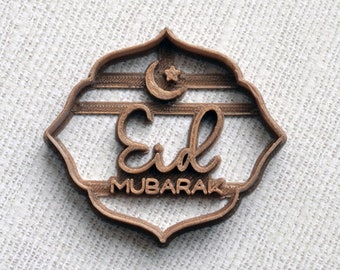 Eid Mubarak Cookie cutter - Eid cookie cutter - Ramadan cookie cutter - Cake Design