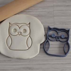 Owl cookie cutter - Cute Owl Cookie cutter - Bird cookie cutter - cookie cutter - Cake design - Sugar paste cutter - Fondant Cutter