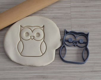 Owl cookie cutter - Cute Owl Cookie cutter - Bird cookie cutter - cookie cutter - Cake design - Sugar paste cutter - Fondant Cutter