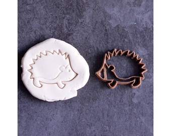 Cortador de galletas erizo - Cortador de galletas de animales - Cumpleaños de erizo - Cortador de galletas de cumpleaños - Babyshower