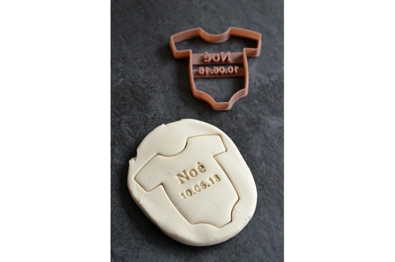 Custom Baby Shirt cookie cutter Baby Shirt with Name Cookie Etsy