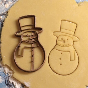 Emporte-pièce Bonhomme de neige Noël - Emporte-pièce Bonhomme de neige - Emporte-pièce Noël - Bredele - Sablés de Noël - christmas cookie