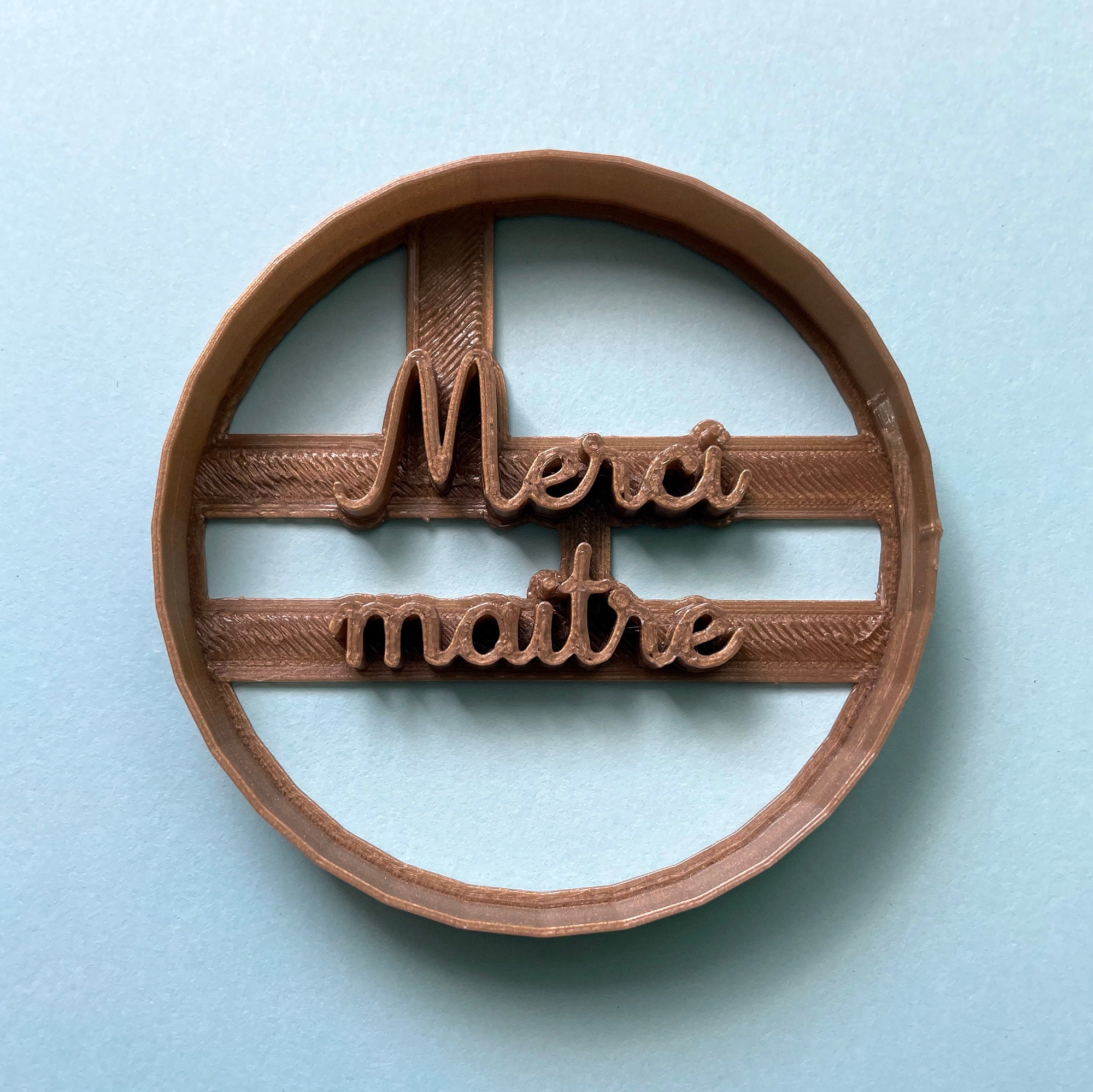 Merci Maitre Cookie Cutter Thank You Teacher Cookie Cutter - Etsy