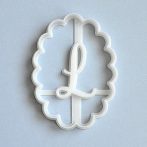 Emporte-pièce Monogramme Festonné (personnalisable)