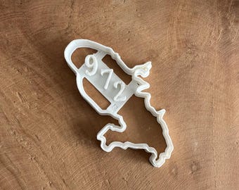 Martinique cookie cutter. DOM TOM cookie cutter. Cookie cutter 972