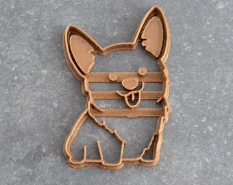 Corgi cookie cutter - Dog cookie cutter - Cute corgi cookie cutter - Dog sugar cookie - Cookie cutter