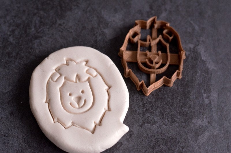 Lion Cookie Cutter Cute Lion Cookie Cutter Jungle Cookie Etsy