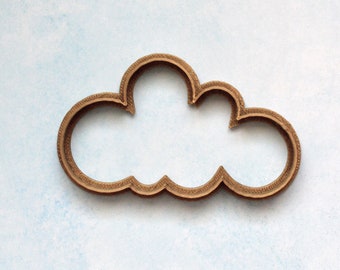 Cloud cookie cutter. Cloud baby shower cookie cutter. Pastry cookie cutter. Polymer clay cookie cutter.