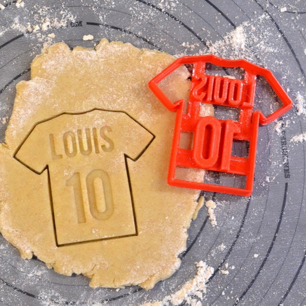 Soccer shirt cookie cutter - Sport shirt cookie cutter - Cookies for Football fan - Goalie cookie cutter - Soccer cookies
