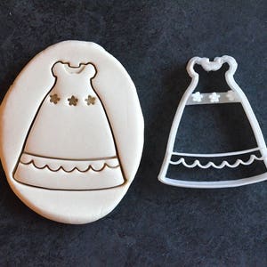 Dress Cookie cutter - Christening dress cookie cutter - Birthday or Babyshower cookie cutter