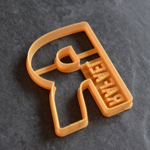 Letter and first name cookie cutter customizable image 2