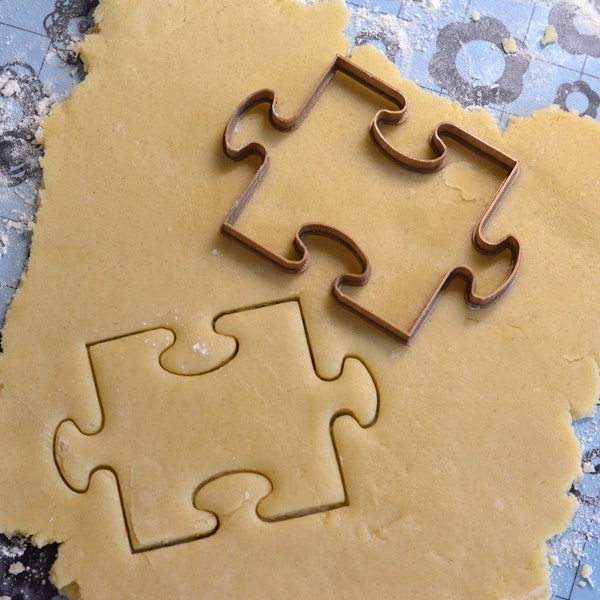 Puzzle Cookie Cutter Etsy Canada